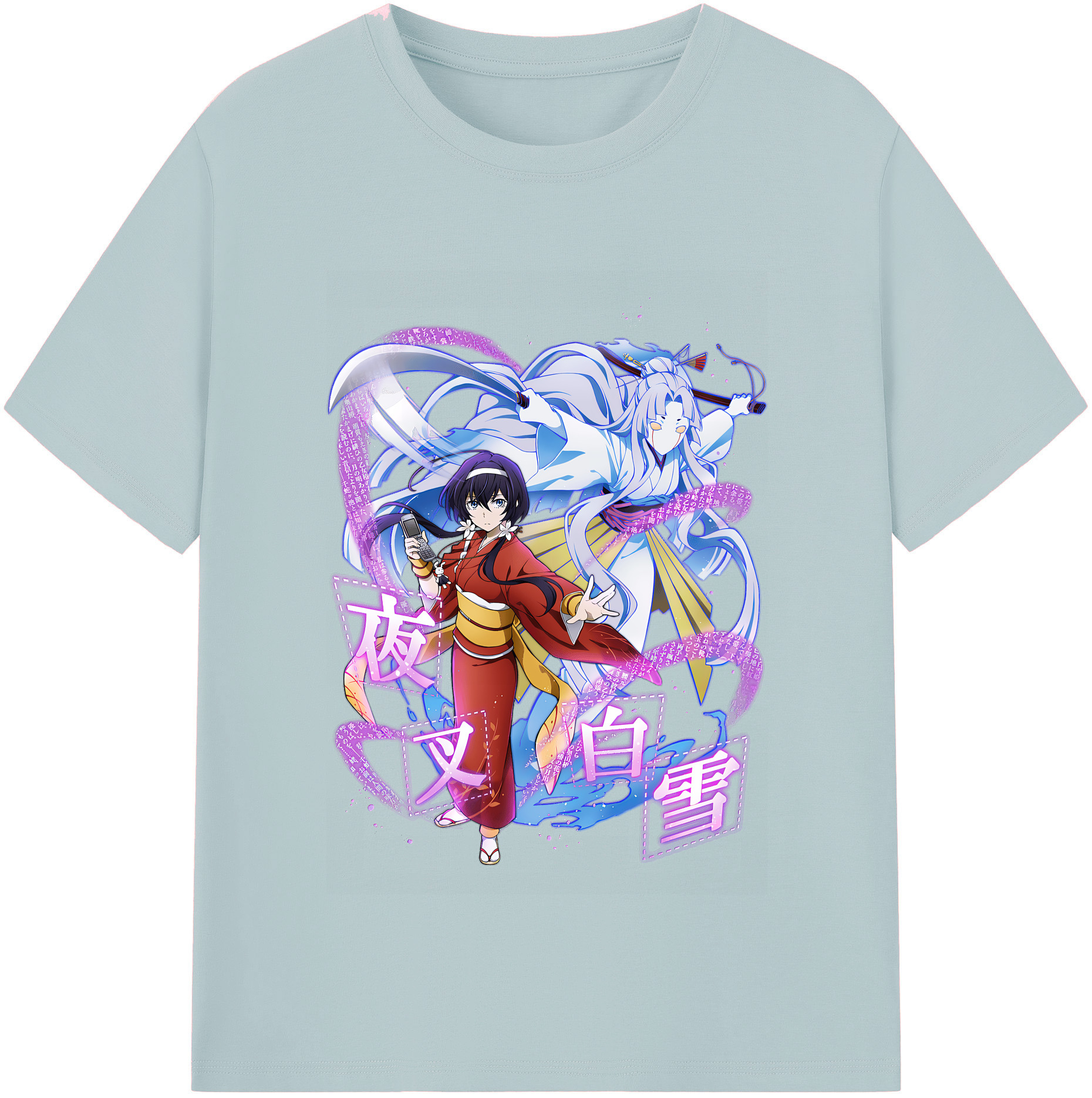 （画像用） 文豪ストレイドッグス Bungo Stray Dogs 綿100％半袖Tシャツ（フロントプリント）